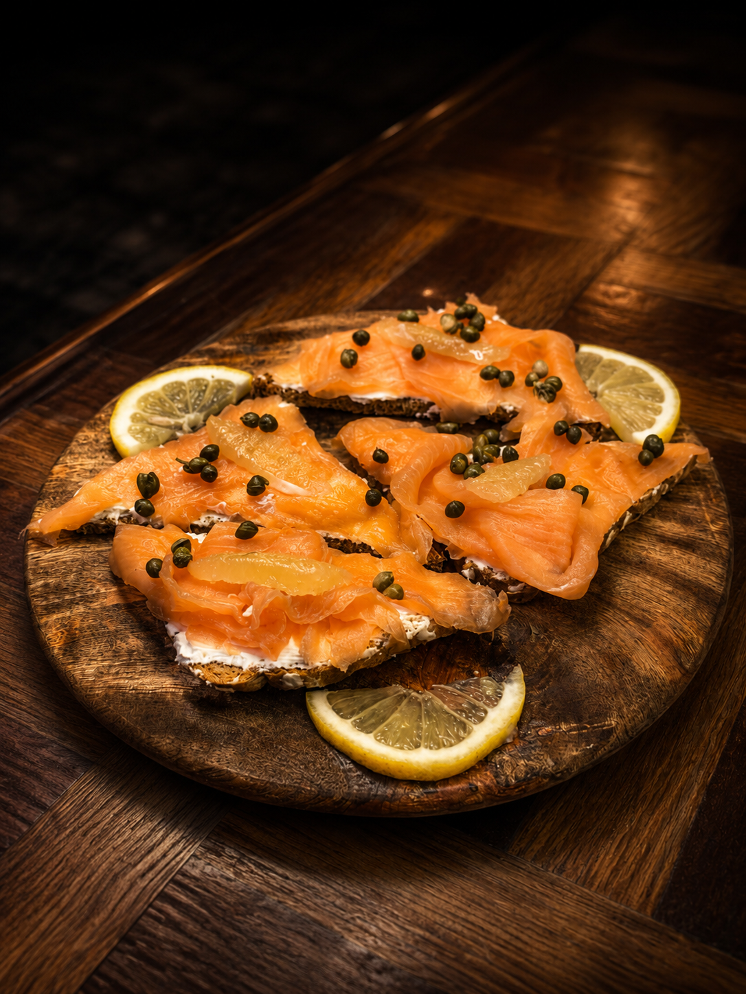 Salmon Bruschetta